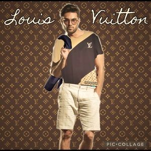 Mens Louis Vuitton Monogram LV Tee Shirt  size XXL / M